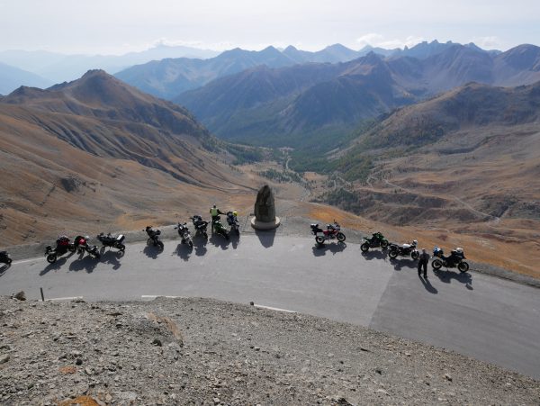 Tour des Alpes à moto