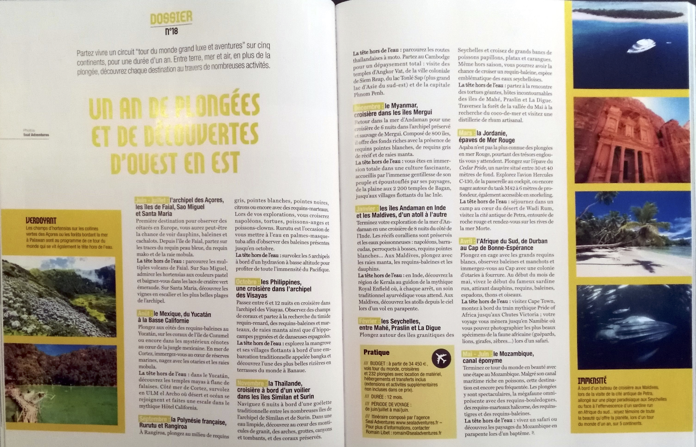 Article Plongez Seal Adventures