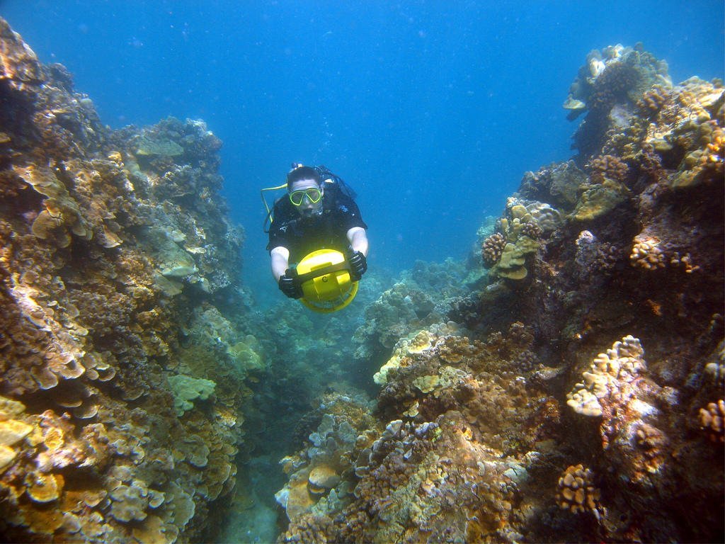 Read more about the article Ride a sea scooter underwater